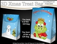 3D Christmas Gift Bag Mini Kit - Cute Little Dinosaur