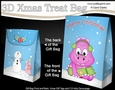 3D Christmas Gift Bag Mini Kit - Cute Little Dinosaur