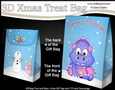 3D Christmas Gift Bag Mini Kit - Cute Little Dinosaur