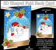 Christmas 3D Shaped No-Hole Fold Back Mini Kit - Snowball Sam has a Letter for Santa