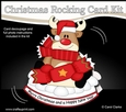 3D Shaped Rocking Christmas Card Mini Kit - Rudolph has an Xmas Cracker