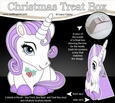3D Christmas Treat Box Gift Set Mini Kit - Cute Little Unicorn