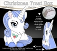 3D Christmas Treat Box Gift Set Mini Kit - Cute Little Unicorn