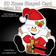 3D Shaped Christmas Card Kit - Snowball Sam has Xmas Presents