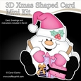 3D Shaped Christmas Card Kit - Snowball Sam has Xmas Presents