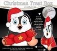 3D Christmas Treat Box Gift Set Mini Kit - Pip Penguin has an Xmas Cracker