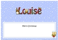 Large DL Merry Christmas LOUISE insert