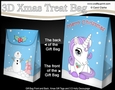 3D Christmas Gift Bag Mini Kit - Cute Little Unicorn Magic