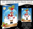 Christmas 3D Shaped No-Hole Fold Back Mini Kit - Rudolph is Carol Singing