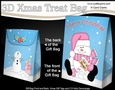 3D Christmas Gift Bag Mini Kit - Snowman Oli wants it to Snow!