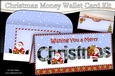 WISHING YOU A MERRY CHRISTMAS Money or Gift Wallet Card Kit