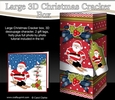 3D Large Christmas Cracker Box Mini Kit -  Santa is Skiing