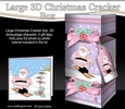 3D Large Christmas Cracker Box Mini Kit -  Santa is Skiing