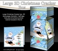 3D Large Christmas Cracker Box Mini Kit -  Santa is Skiing