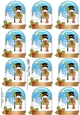 Christmas Snowman Rio Snow Globe Gift Tags