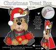 3D Christmas Treat Box Gift Set Mini Kit - Little Yorkie Dog