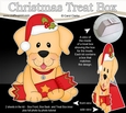 3D Christmas Treat Box Gift Set Mini Kit - Little Golden Labrador Dog