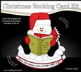 3D Shaped Rocking Christmas Card Mini Kit - Snowman Oli reads an Xmas Story