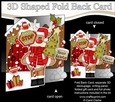 3D Shaped No-Hole Fold Back Christmas Card Mini Kit - Rudolph wants Santa to Stop Here!