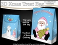 3D Christmas Gift Bag Mini Kit - Santa has an Xmas Tree