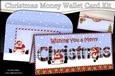 WISHING YOU A MERRY CHRISTMAS Money or Gift Wallet Card Kit