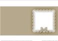 Square Pearls and Lace Card Front or Insert