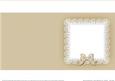 Square Pearls and Lace Card Front or Insert
