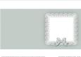 Square Pearls and Lace Card Front or Insert