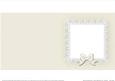 Square Pearls and Lace Card Front or Insert
