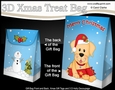 3D Christmas Gift Bag Mini Kit - Little Golden Labrador Dog
