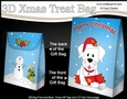3D Christmas Gift Bag Mini Kit - Little White Labrador Dog
