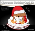3D Shaped Rocking Christmas Card Mini Kit - Bobbin Robin is Carol Singing