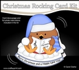 3D Shaped Rocking Christmas Card Mini Kit - Bobbin Robin is Carol Singing