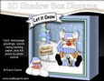3D Christmas Diorama Shadow Box Card Mini Kit - Rudolph has Presents