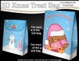 3D Christmas Gift Bag Mini Kit - Bobbin Robin has an Xmas Cracker