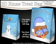 3D Christmas Gift Bag Mini Kit - Bobbin Robin has an Xmas Cracker