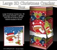 3D Large Christmas Cracker Box - Bobbin Robin has an Xmas Letter