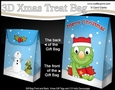3D Christmas Gift Bag Mini Kit - Cute Little Dinosaur