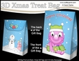 3D Christmas Gift Bag Mini Kit - Cute Little Dinosaur