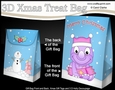 3D Christmas Gift Bag Mini Kit - Cute Little Dinosaur