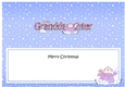 Large DL Merry Christmas GREAT GRANDDAUGHTER insert with Snowman Rio