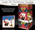 3D Large Christmas Cracker Box - Little White Labrador Dog