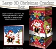 3D Large Christmas Cracker Box - Little Bichon Frise Dog