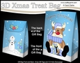 3D Christmas Gift Bag Mini Kit - Rudolph has Xmas Presents