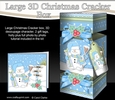3D Large Christmas Cracker Box -  Snowman Oli has an Xmas Present