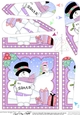 Christmas Snowman Rio Fan Pyramage Topper