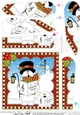 Christmas Snowman Rio Fan Pyramage Topper