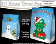 3D Christmas Gift Bag Mini Kit - Cute Little Dinosaur
