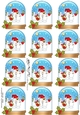 Christmas Snowball Sam Snow Globe Gift Tags