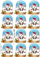 Christmas Snowball Sam Snow Globe Gift Tags